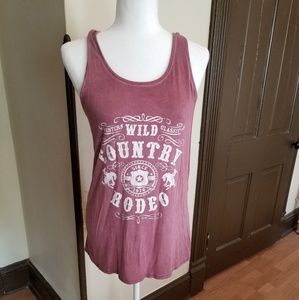 Country graphic tank
